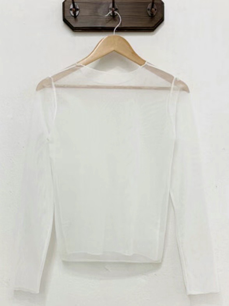 MYCABINET韓國直郵女裝新款職業推薦24秋冬休閑人氣長袖T恤MYCABINET長袖T恤