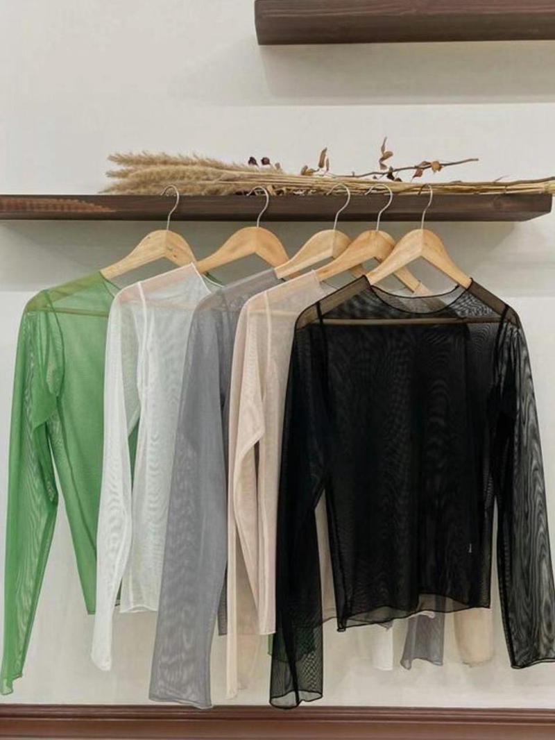 MYCABINET韓國直郵女裝新款職業推薦24秋冬休閑人氣長袖T恤MYCABINET長袖T恤