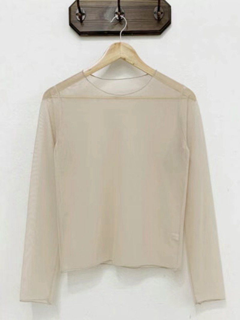 MYCABINET韓國直郵女裝新款職業推薦24秋冬休閑人氣長袖T恤MYCABINET長袖T恤圖色4