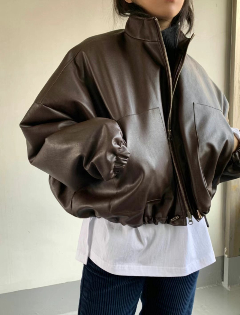 AWESOME-TB1直郵韓國代購女裝新品真品時尚熱賣推薦24秋冬夾克AWESOME-TB1夾克圖色2