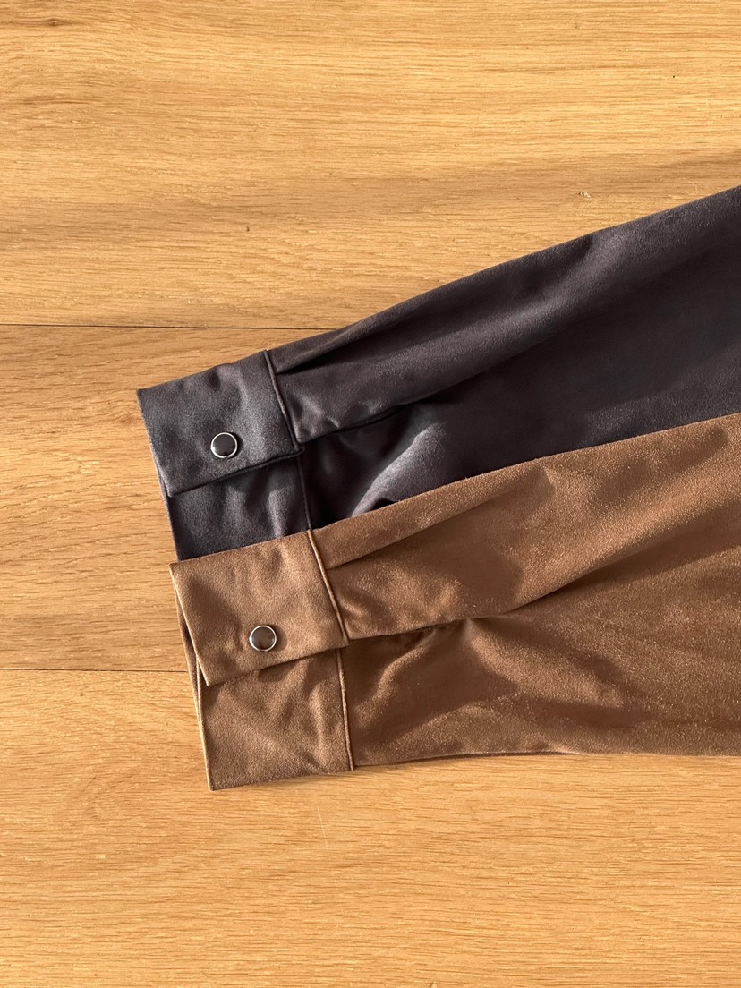 SORBET韓國直郵東大門實拍女裝新品真品人氣襯衫蕾絲衫絨面革SORBET/flat white襯衫/蕾絲衫