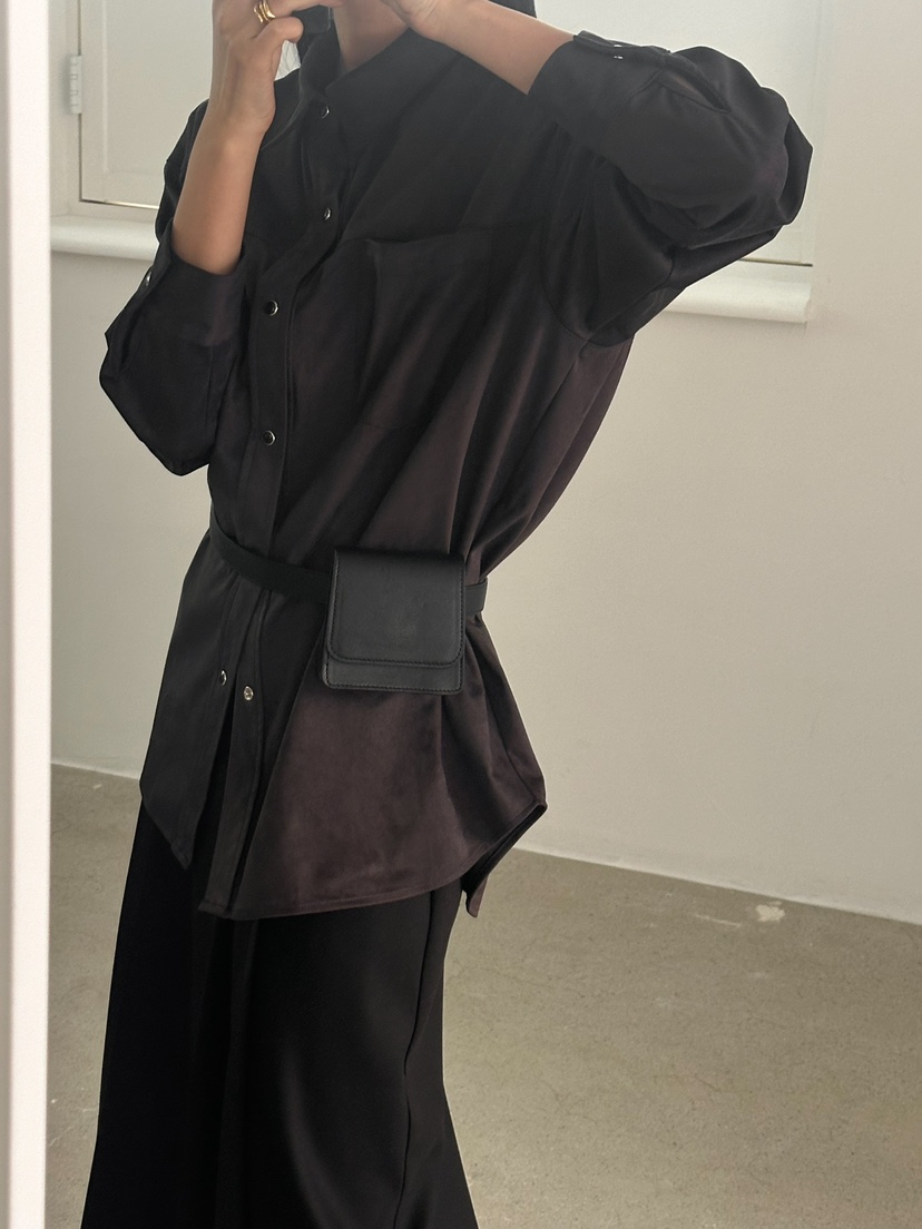 SORBET韓國直郵東大門實拍女裝新品真品人氣襯衫蕾絲衫絨面革SORBET/flat white襯衫/蕾絲衫