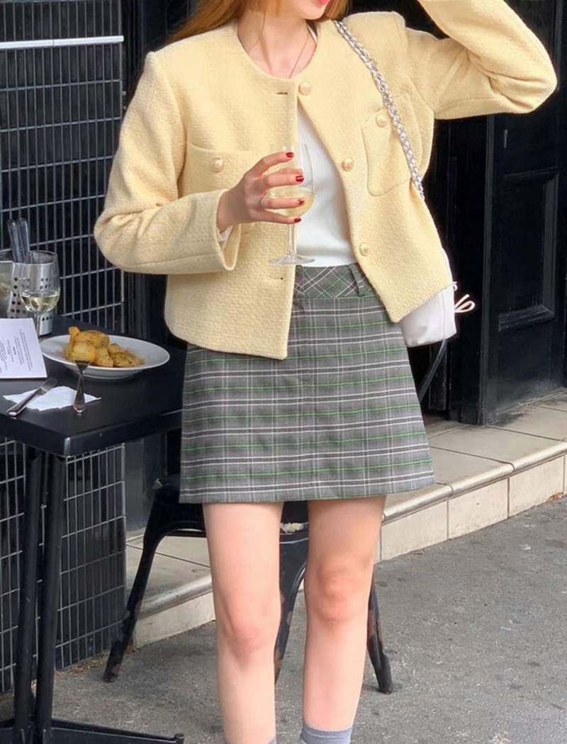 MY YOUNG韓國直郵女裝新款24秋冬推薦職業休閑人氣真品夾克RIPPLE夾克