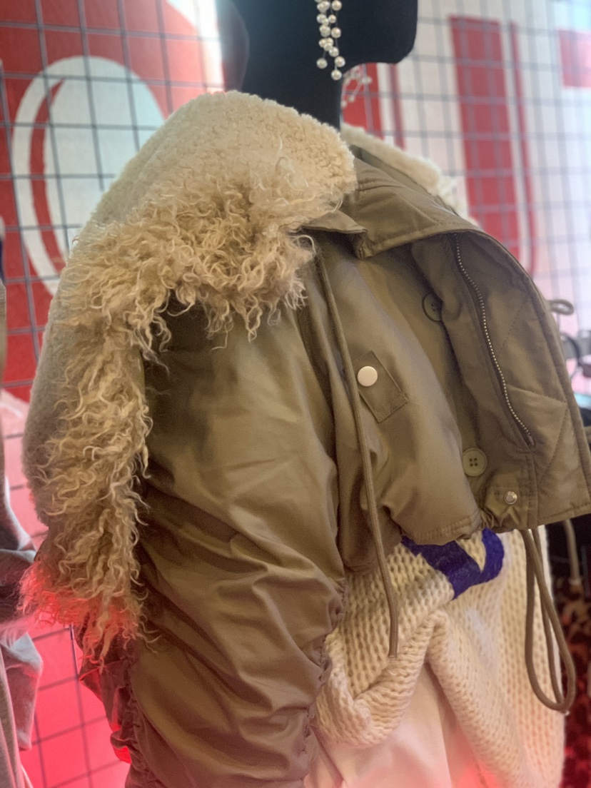 A-CUT韓國直郵女裝新款推薦24秋夏真品職業人氣短款棉服填充A-CUT短款棉服