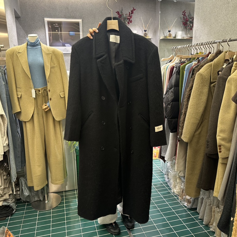 BABYTOUCH韓國直郵女裝新品職業人氣休閑真品24秋冬中長款大衣BABYTOUCH中長款大衣圖色3