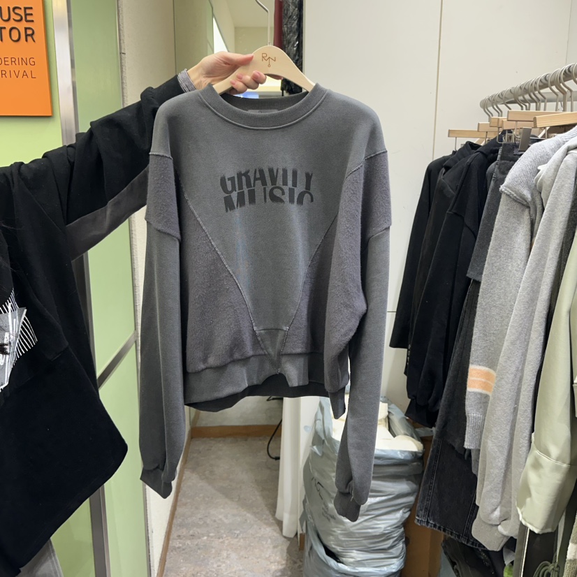 Reiz韓國直郵東大門實拍女裝新品24秋冬休閑時尚熱賣衛衣加絨REIZ衛衣圖色2