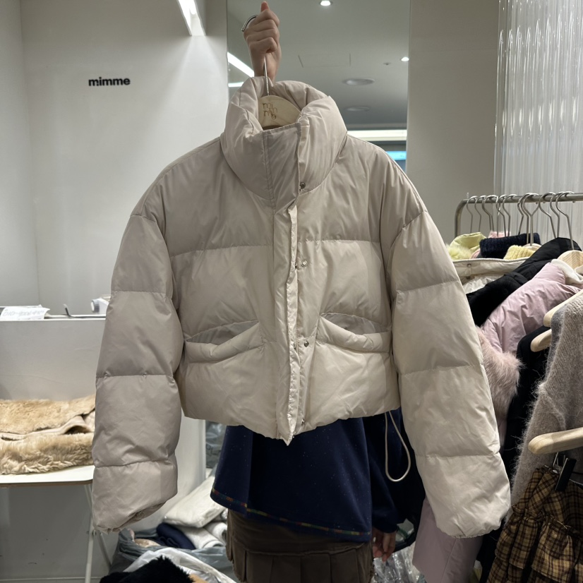 mimme韓國直郵東大門實拍女裝新品熱賣真品人氣短款羽絨服鴨絨MIMME短款羽絨服