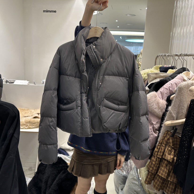 mimme韓國直郵東大門實拍女裝新品熱賣真品人氣短款羽絨服鴨絨MIMME短款羽絨服圖色2