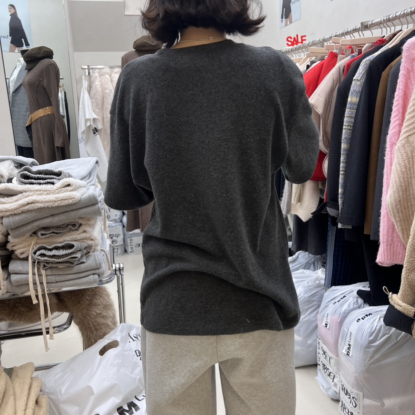 ASCEND韓國直郵女裝新款24秋冬人氣休閑熱賣職業T恤不含內搭ASCENDT恤