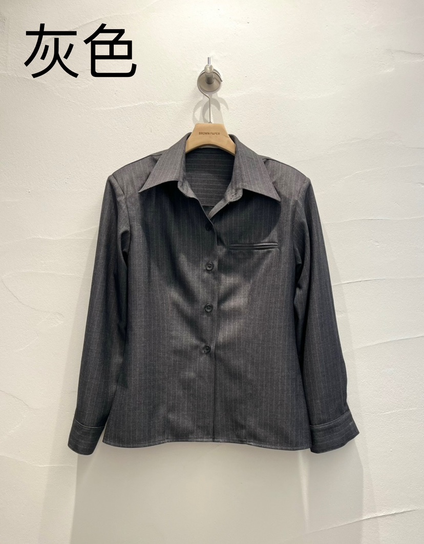 BROWN PAPER直郵韓國代購女裝新品職業24秋冬推薦襯衫蕾絲衫BROWN PAPER-S襯衫/蕾絲衫圖色1