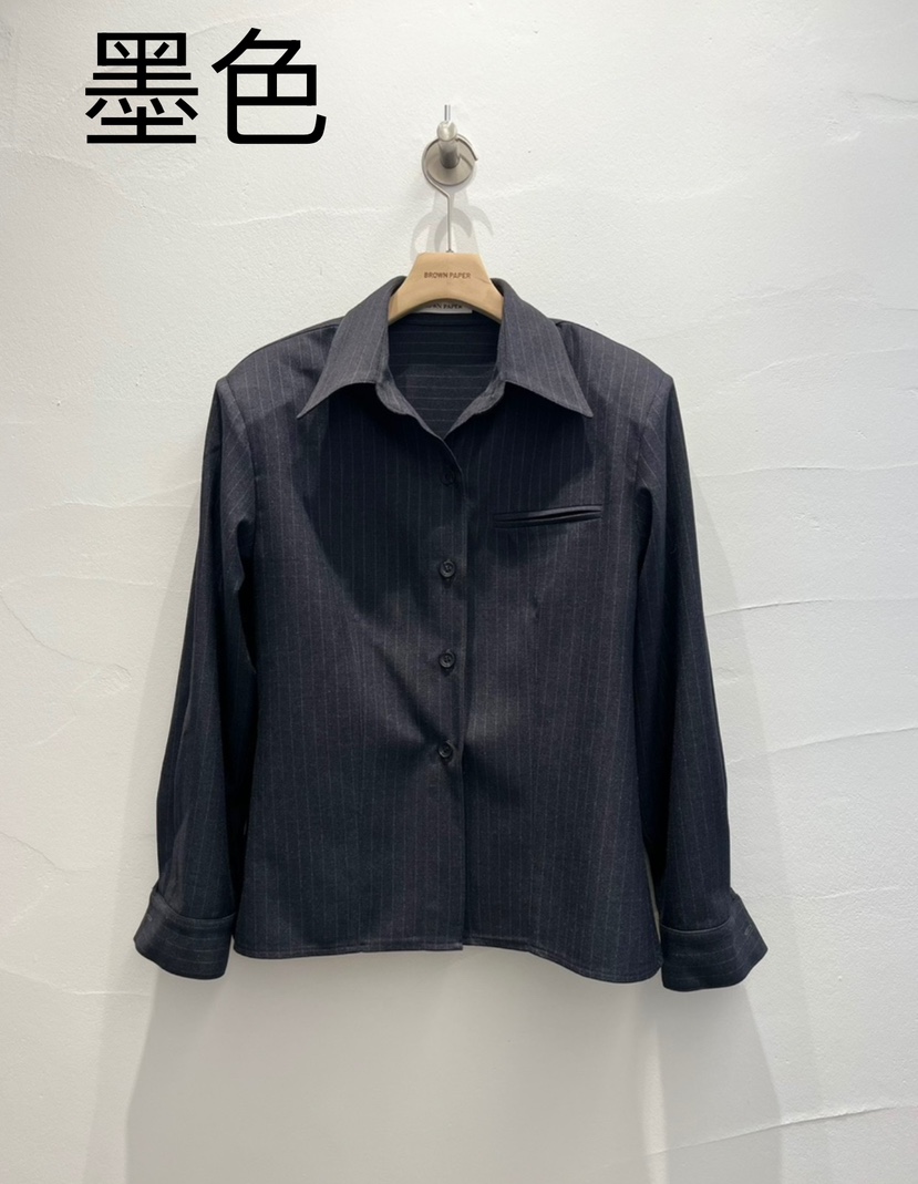 BROWN PAPER直郵韓國代購女裝新品職業24秋冬推薦襯衫蕾絲衫BROWN PAPER-S襯衫/蕾絲衫圖色2