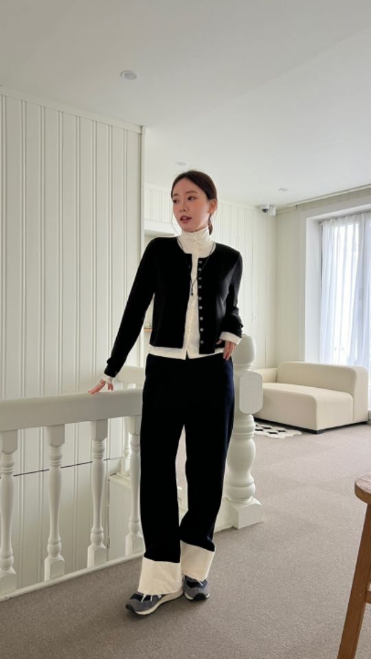 HEY/TO SEWING韓國代購女士新品24秋夏熱賣真品時尚針織衫BY HEY/TO SEWING針織衫