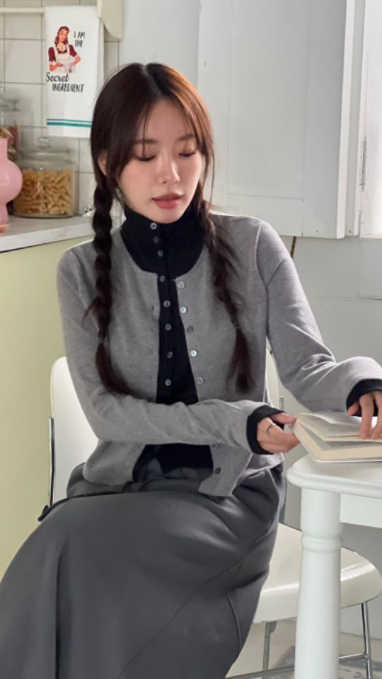 HEY/TO SEWING韓國代購女士新品24秋夏熱賣真品時尚針織衫BY HEY/TO SEWING針織衫圖色2