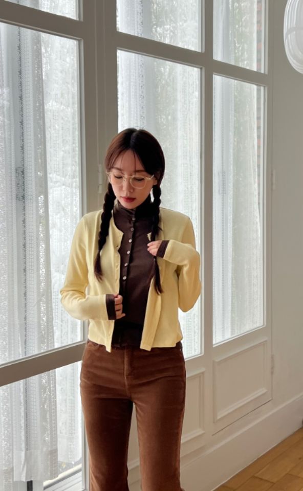 HEY/TO SEWING韓國代購女士新品24秋夏熱賣真品時尚針織衫BY HEY/TO SEWING針織衫圖色3