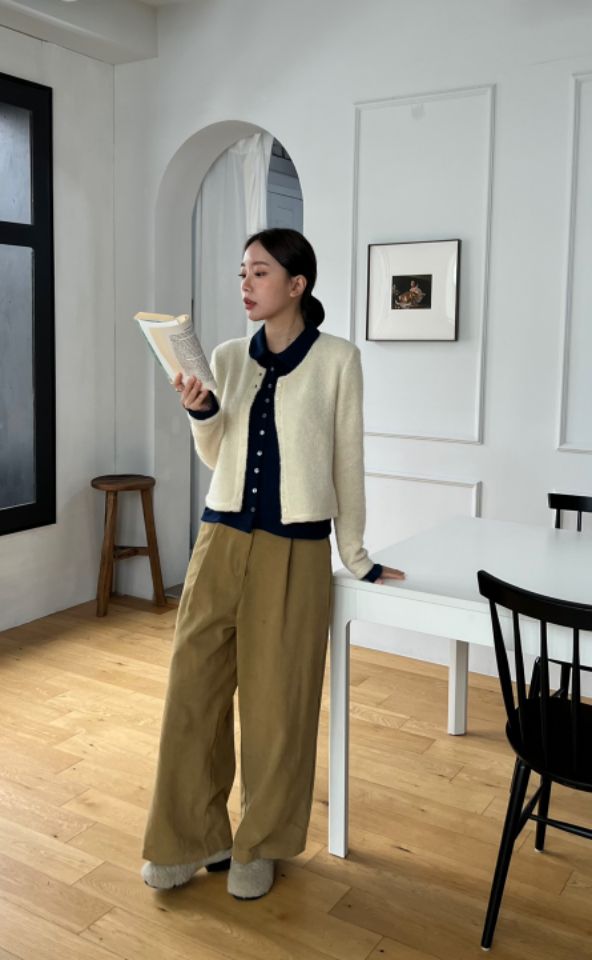 HEY/TO SEWING東大門實拍女裝新品時尚24秋夏推薦針織衫開衫BY HEY/TO SEWING針織衫