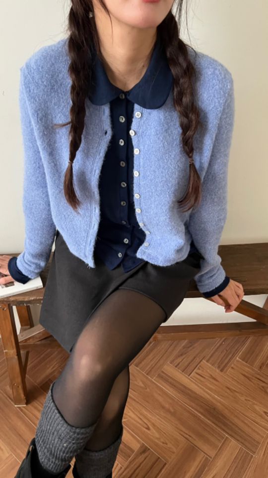 HEY/TO SEWING東大門實拍女裝新品時尚24秋夏推薦針織衫開衫BY HEY/TO SEWING針織衫