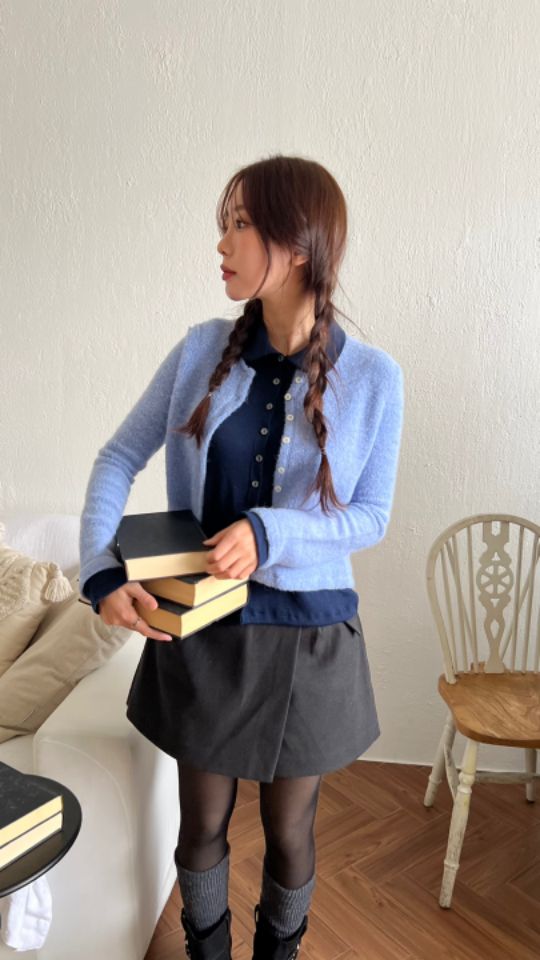 HEY/TO SEWING東大門實拍女裝新品時尚24秋夏推薦針織衫開衫BY HEY/TO SEWING針織衫