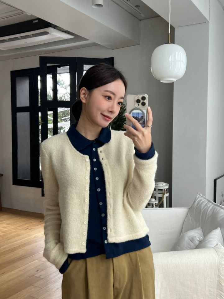 HEY/TO SEWING東大門實拍女裝新品時尚24秋夏推薦針織衫開衫BY HEY/TO SEWING針織衫圖色2