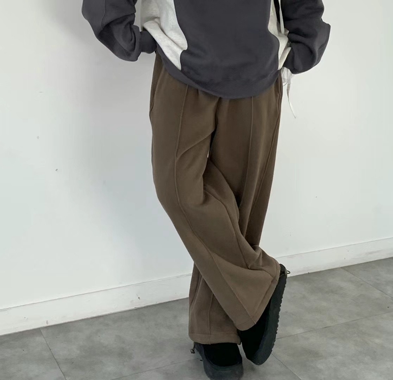 BRAND MARKET-OT東大門實拍女士新品人氣熱賣推薦休閑褲羊絨BRAND MARKET-OT休閑褲