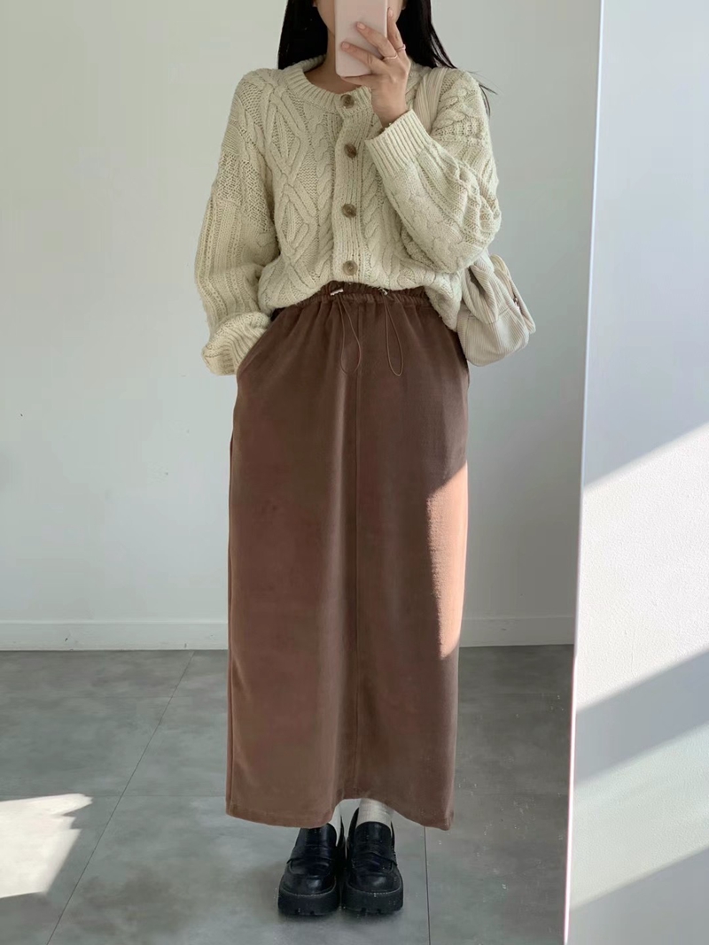 BRAND MARKET-OT東大門直郵女士新款熱賣真品休閑職業長裙BRAND MARKET-OT長裙