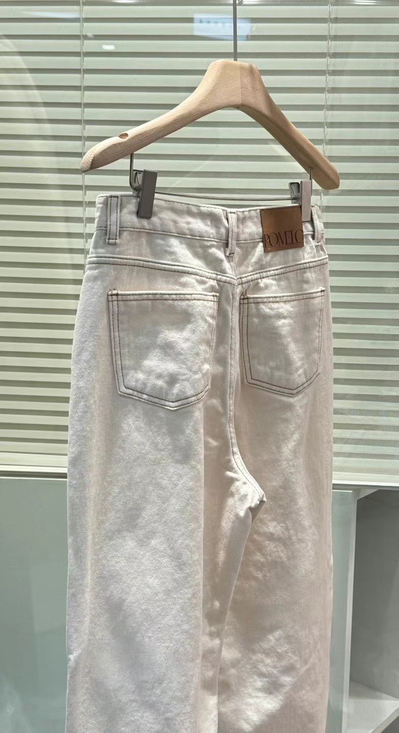 POMELO直郵韓國代購女裝新品24秋冬真品職業休閑熱賣休閑褲POMELO休閑褲