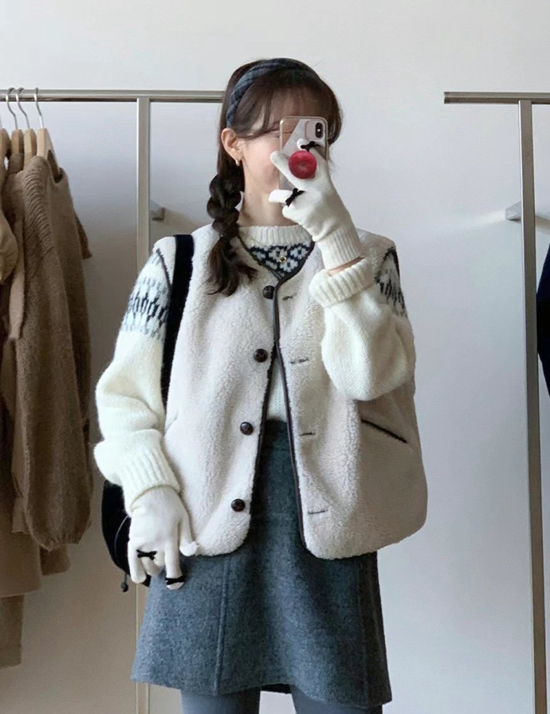 POMELO韓國直郵東大門實拍女裝新品24秋冬人氣熱賣推薦馬甲POMELO馬甲