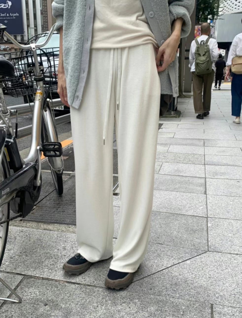 POMELO直郵韓國代購女裝新款24秋冬職業休閑真品人氣休閑褲POMELO休閑褲