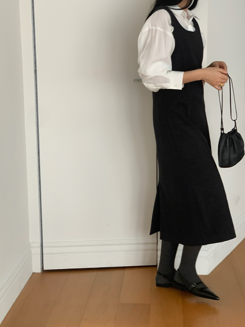 SORBET韓國直郵女裝新款真品推薦24秋夏休閑人氣時尚連衣裙SORBET/flat white連衣裙