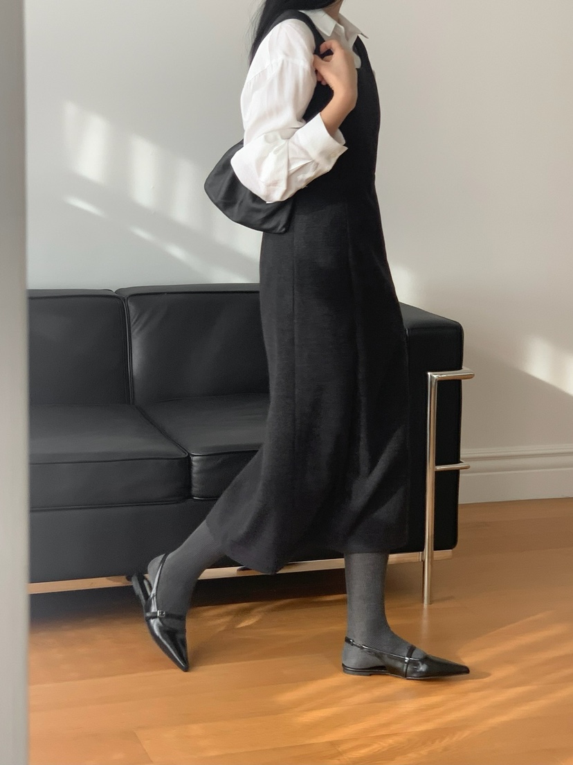 SORBET韓國直郵女裝新款真品推薦24秋夏休閑人氣時尚連衣裙SORBET/flat white連衣裙