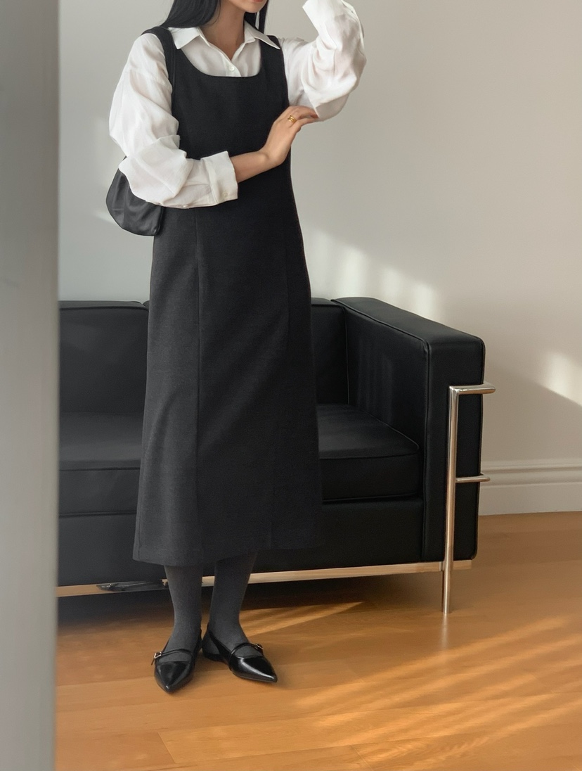 SORBET韓國直郵女裝新款真品推薦24秋夏休閑人氣時尚連衣裙SORBET/flat white連衣裙