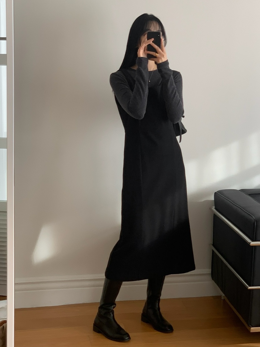 SORBET韓國直郵女裝新款真品推薦24秋夏休閑人氣時尚連衣裙SORBET/flat white連衣裙