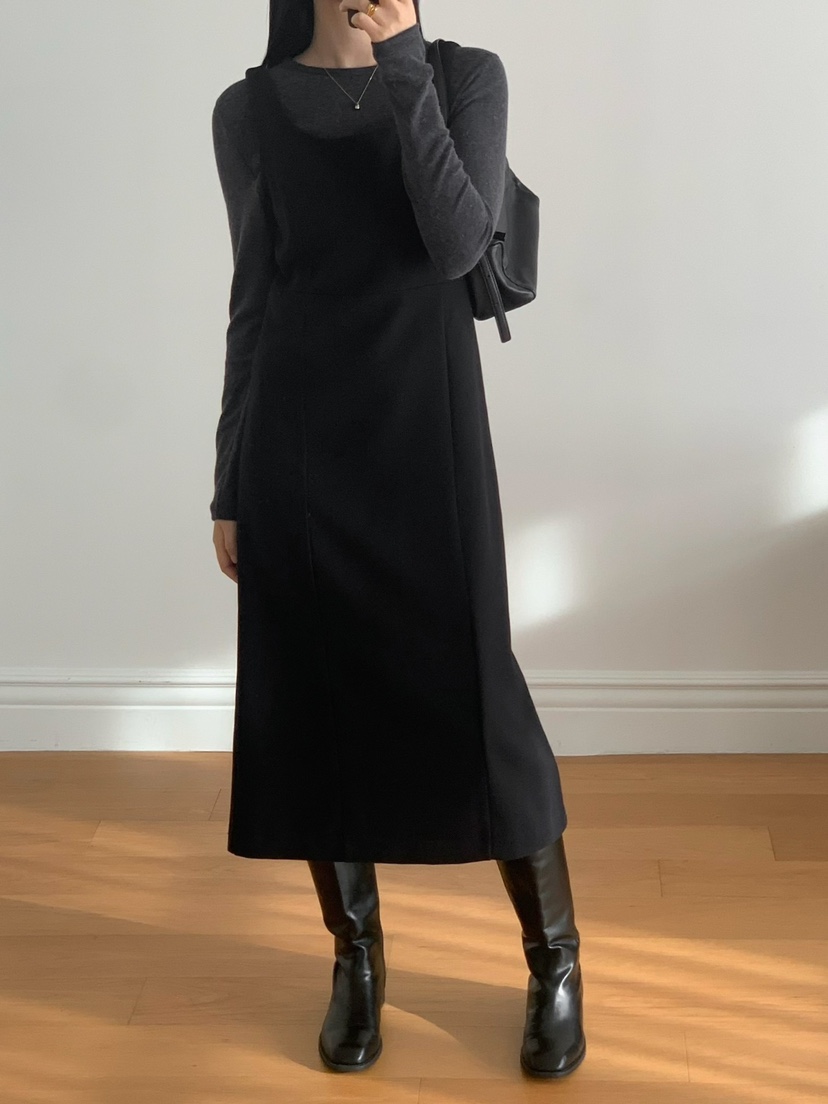 SORBET韓國直郵女裝新款真品推薦24秋夏休閑人氣時尚連衣裙SORBET/flat white連衣裙