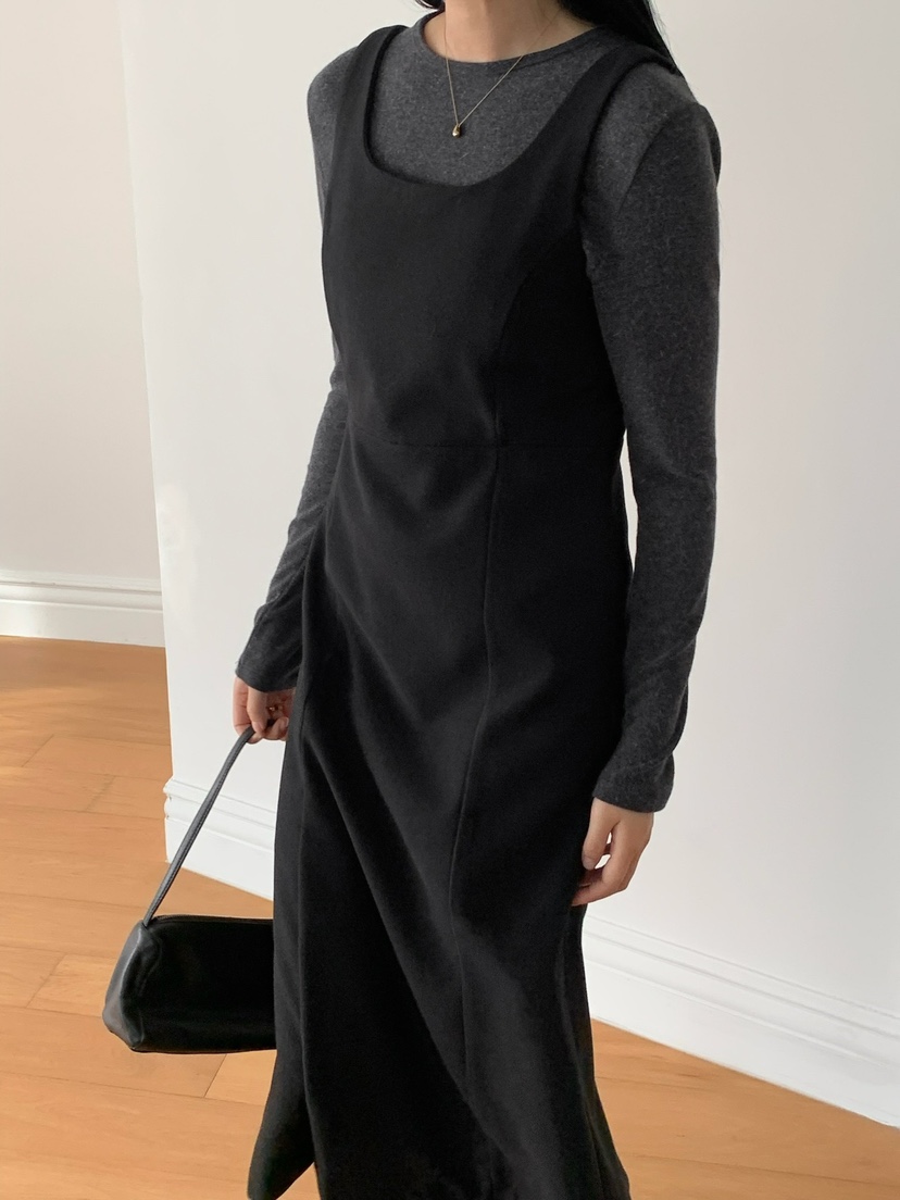 SORBET韓國直郵女裝新款真品推薦24秋夏休閑人氣時尚連衣裙SORBET/flat white連衣裙