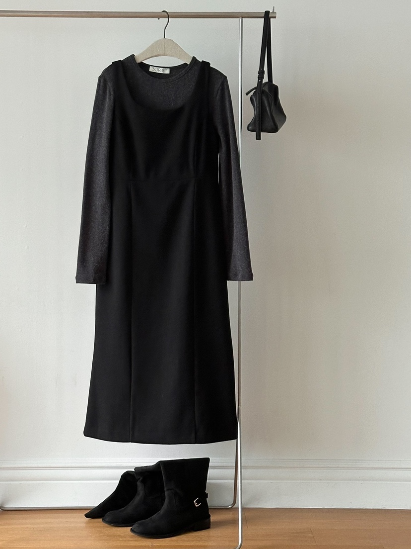 SORBET韓國直郵女裝新款真品推薦24秋夏休閑人氣時尚連衣裙SORBET/flat white連衣裙圖色2