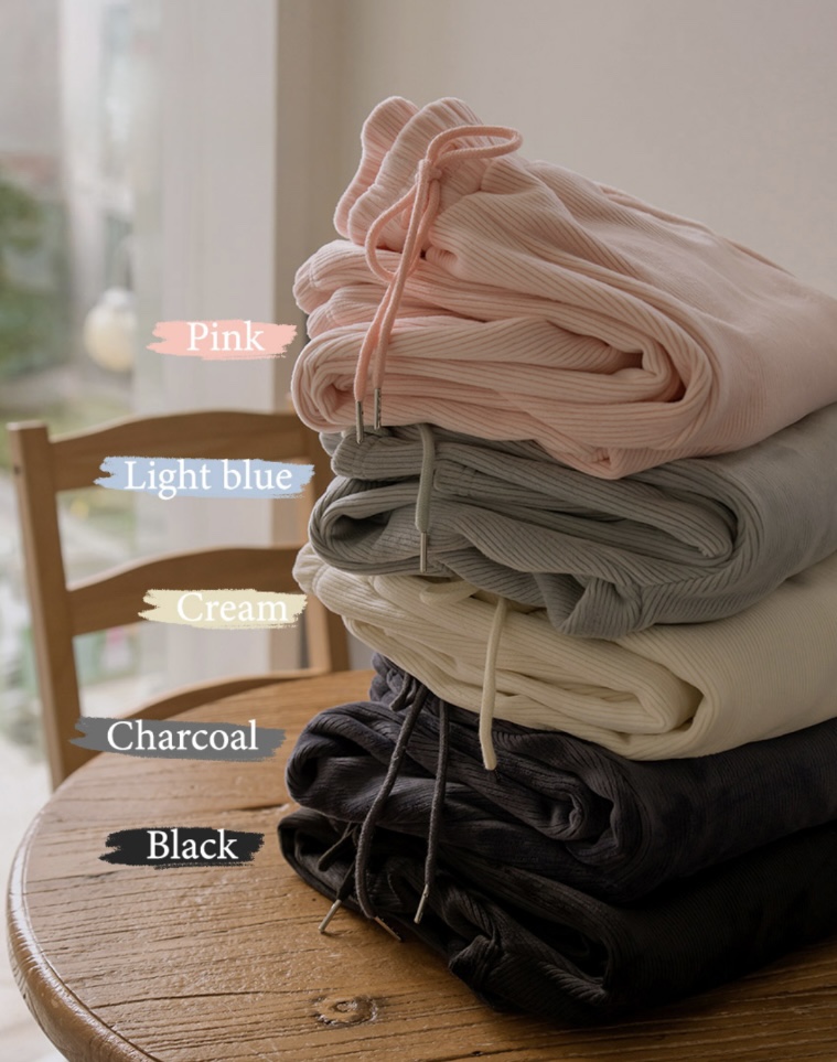 I BLLE東大門直郵女士新款人氣24秋夏真品時尚休閑休閑褲加絨I BLLE休閑褲