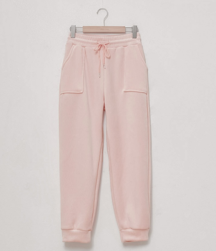 I BLLE東大門直郵女士新款人氣24秋夏真品時尚休閑休閑褲加絨I BLLE休閑褲圖色1