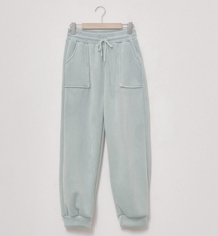 I BLLE東大門直郵女士新款人氣24秋夏真品時尚休閑休閑褲加絨I BLLE休閑褲圖色2