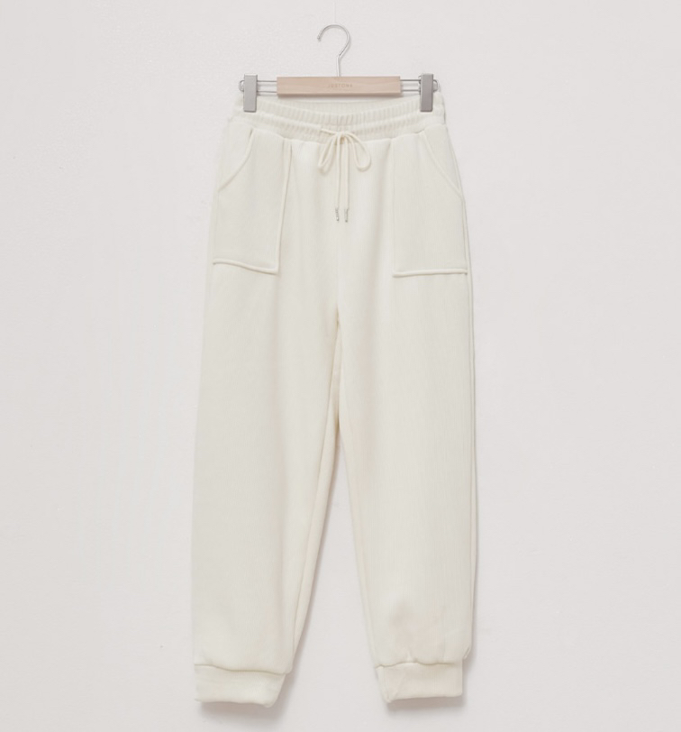 I BLLE東大門直郵女士新款人氣24秋夏真品時尚休閑休閑褲加絨I BLLE休閑褲圖色3