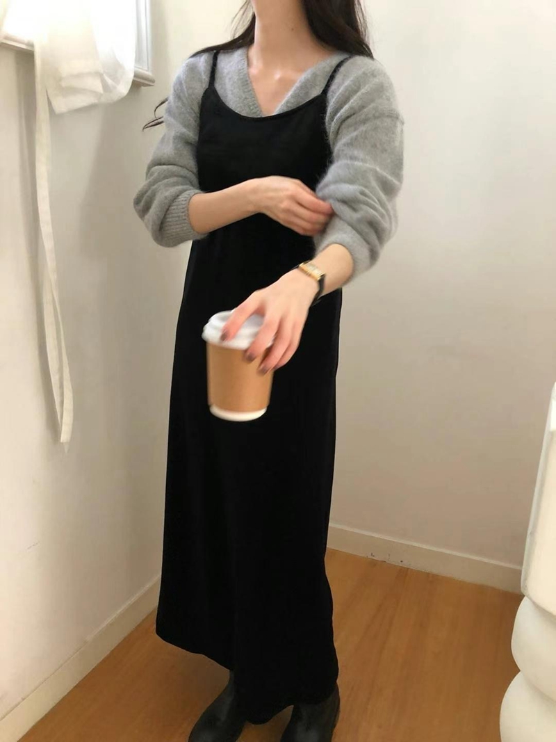 COME HERE東大門實拍女士新款熱賣休閑人氣推薦時尚連衣裙COME HERE連衣裙