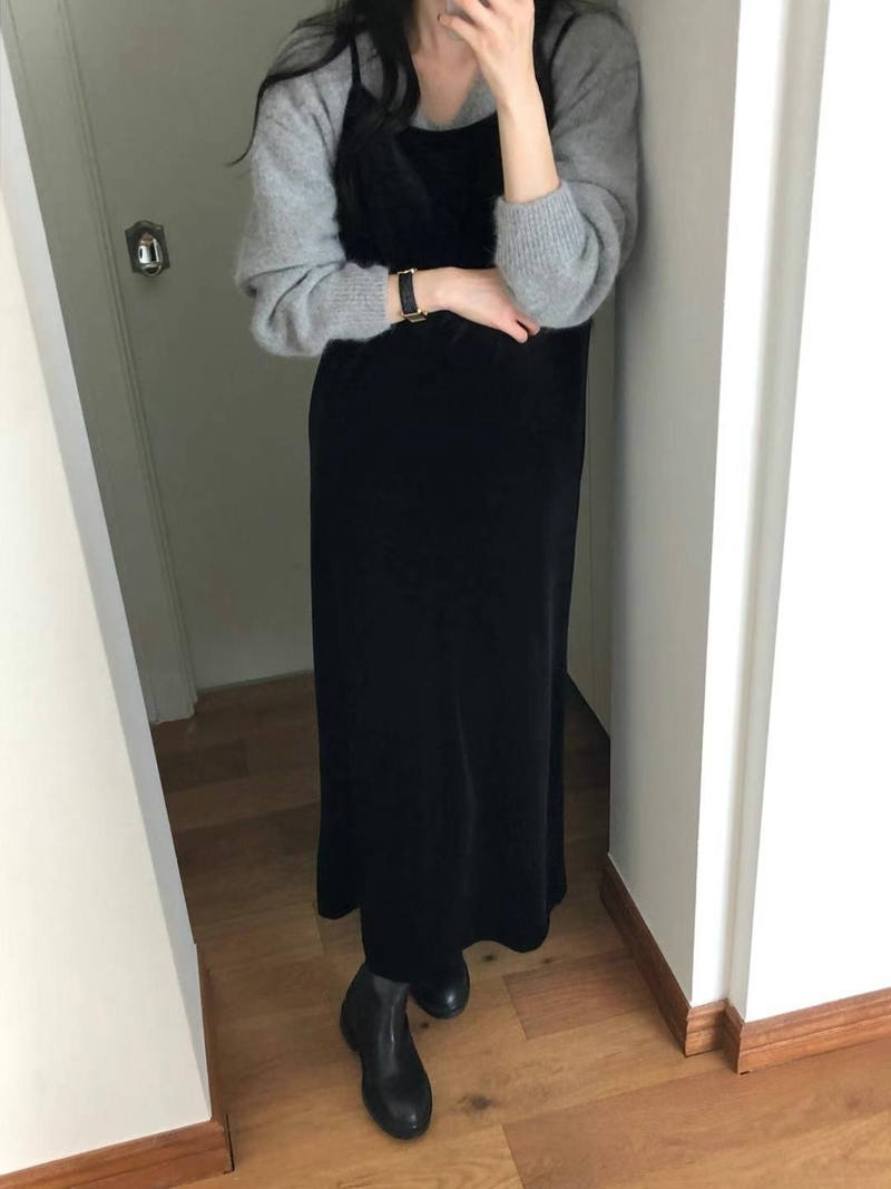 COME HERE東大門實拍女士新款熱賣休閑人氣推薦時尚連衣裙COME HERE連衣裙