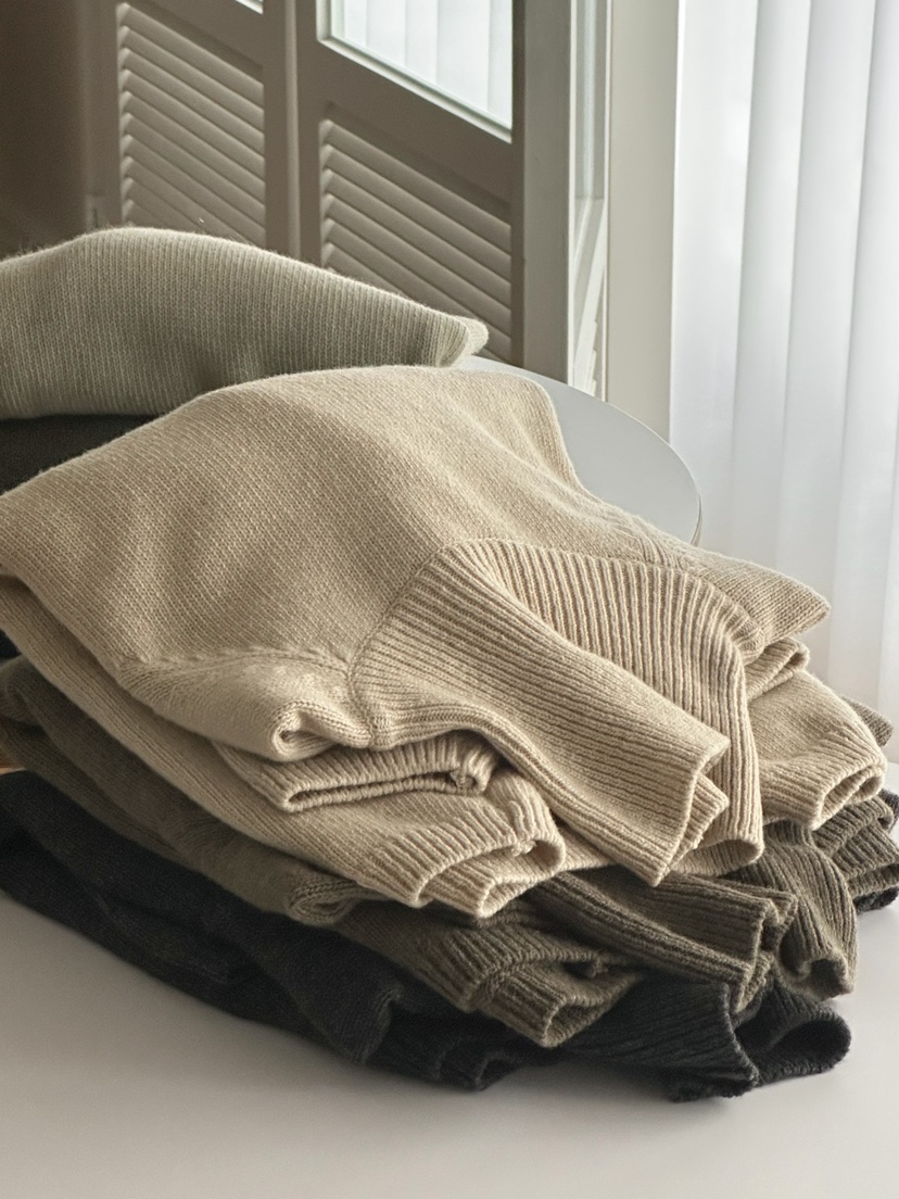 SORBET東大門實拍女士新款熱賣休閑真品24秋夏推薦職業針織衫SORBET/flat white針織衫