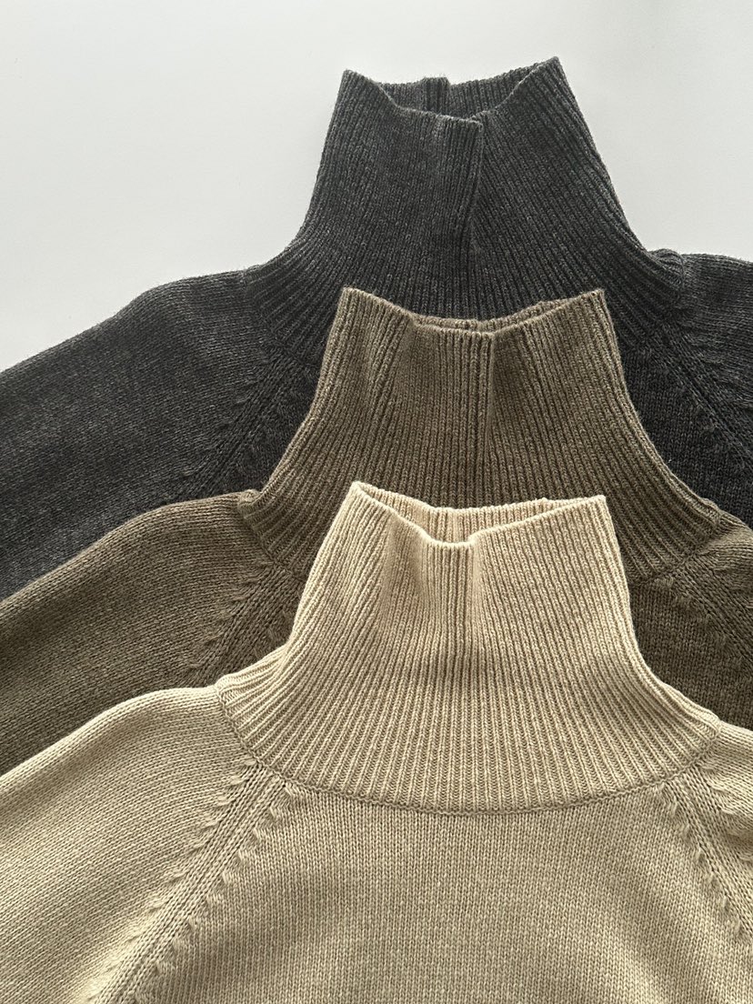 SORBET東大門實拍女士新款熱賣休閑真品24秋夏推薦職業針織衫SORBET/flat white針織衫