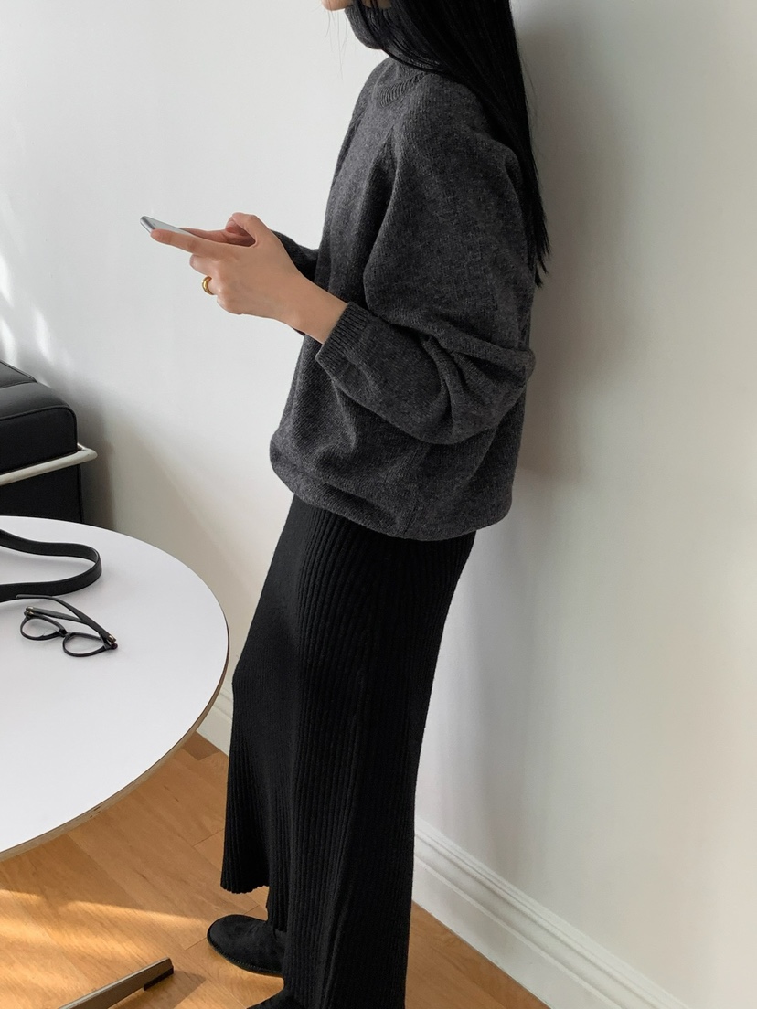 SORBET東大門實拍女士新款熱賣休閑真品24秋夏推薦職業針織衫SORBET/flat white針織衫