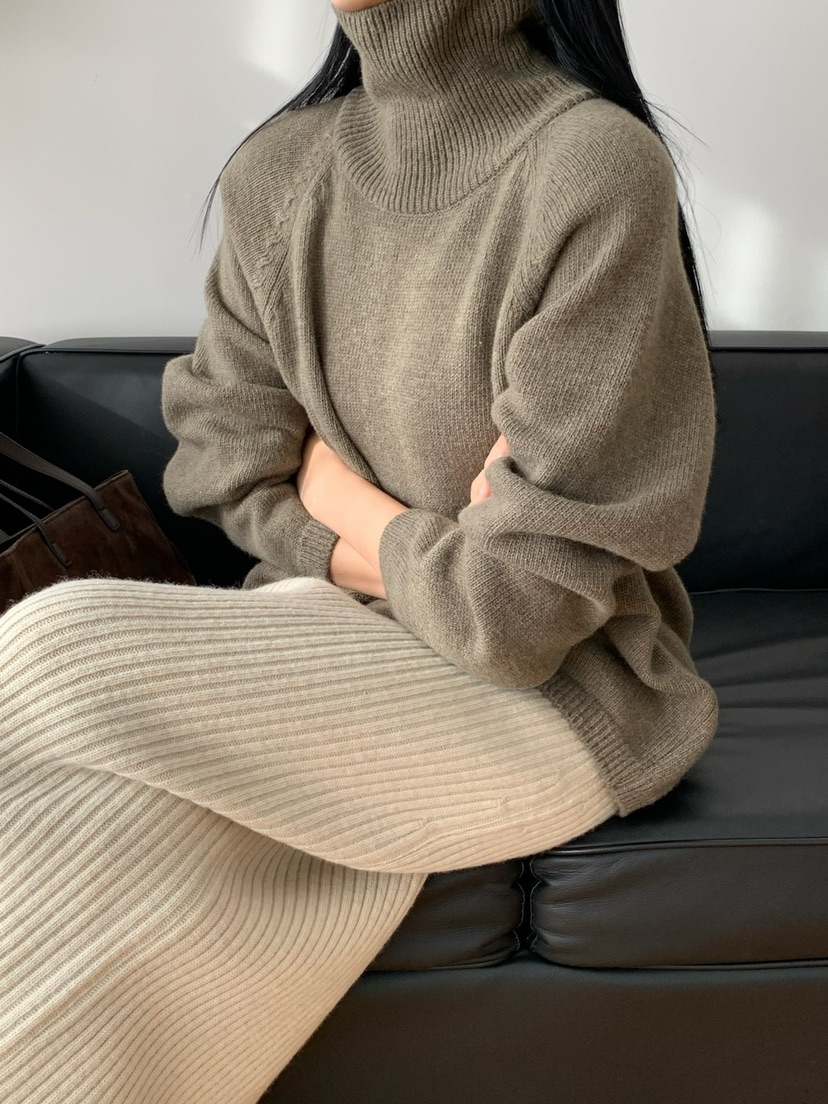 SORBET東大門實拍女士新款熱賣休閑真品24秋夏推薦職業針織衫SORBET/flat white針織衫