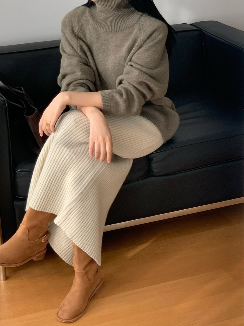 SORBET東大門實拍女士新款熱賣休閑真品24秋夏推薦職業針織衫SORBET/flat white針織衫