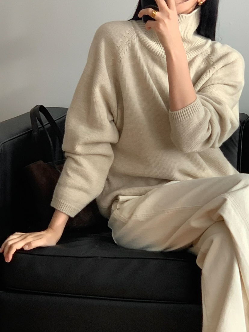 SORBET東大門實拍女士新款熱賣休閑真品24秋夏推薦職業針織衫SORBET/flat white針織衫