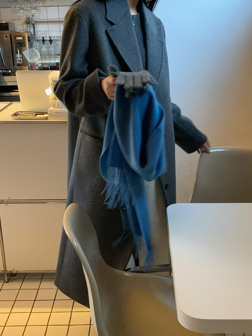 SORBET東大門直郵女士新款職業熱賣人氣休閑時尚中長款大衣SORBET/flat white中長款大衣