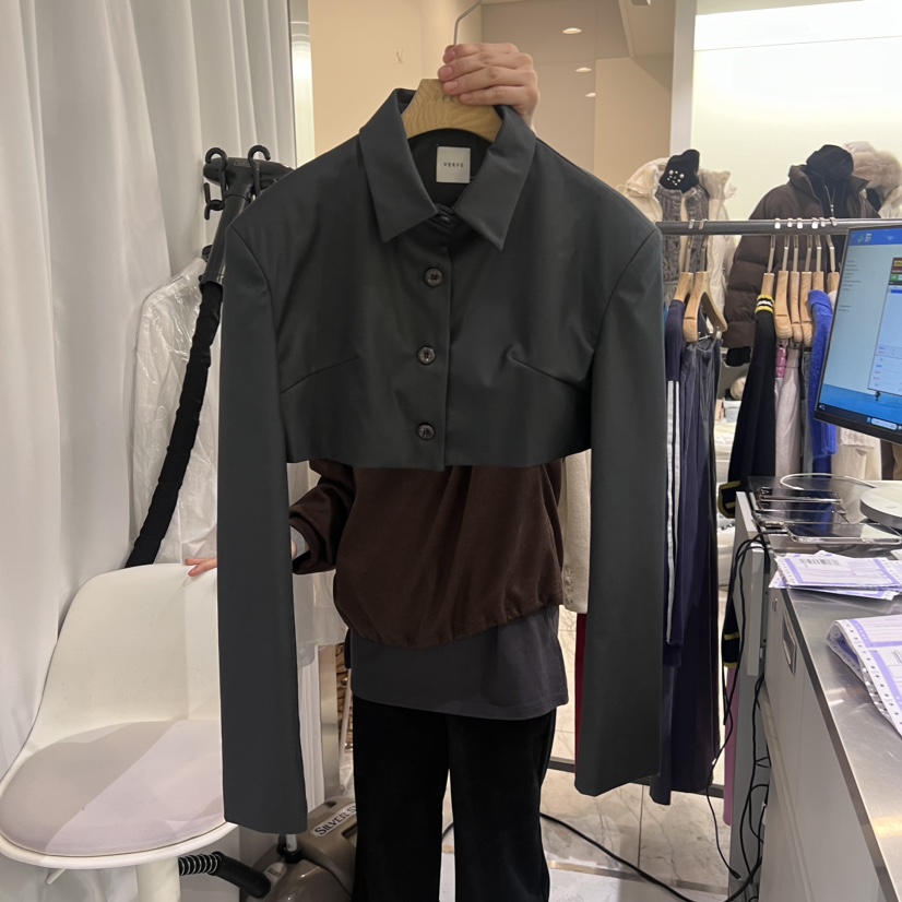 VERVE東大門實拍女士新款24秋夏推薦休閑人氣真品職業熱賣夾克VERVE夾克圖色1
