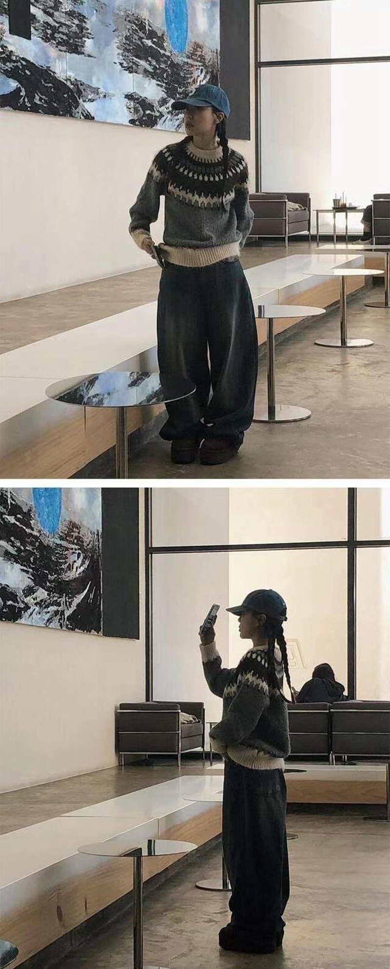 SMILE韓國直郵東大門代購女裝新款職業時尚人氣推薦熱賣毛衣SMILE毛衣