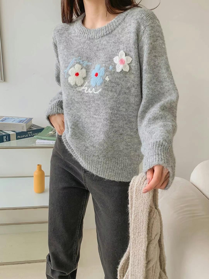 KKANNJUU韓國直郵東大門實拍女裝新品推薦職業人氣時尚針織衫KKAMJUU針織衫